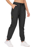FEN AI Womens Cargo Joggers Quick Dry Lightweight Hiking Pants with Multi Pockets Athletic Lounge Casual Travel
