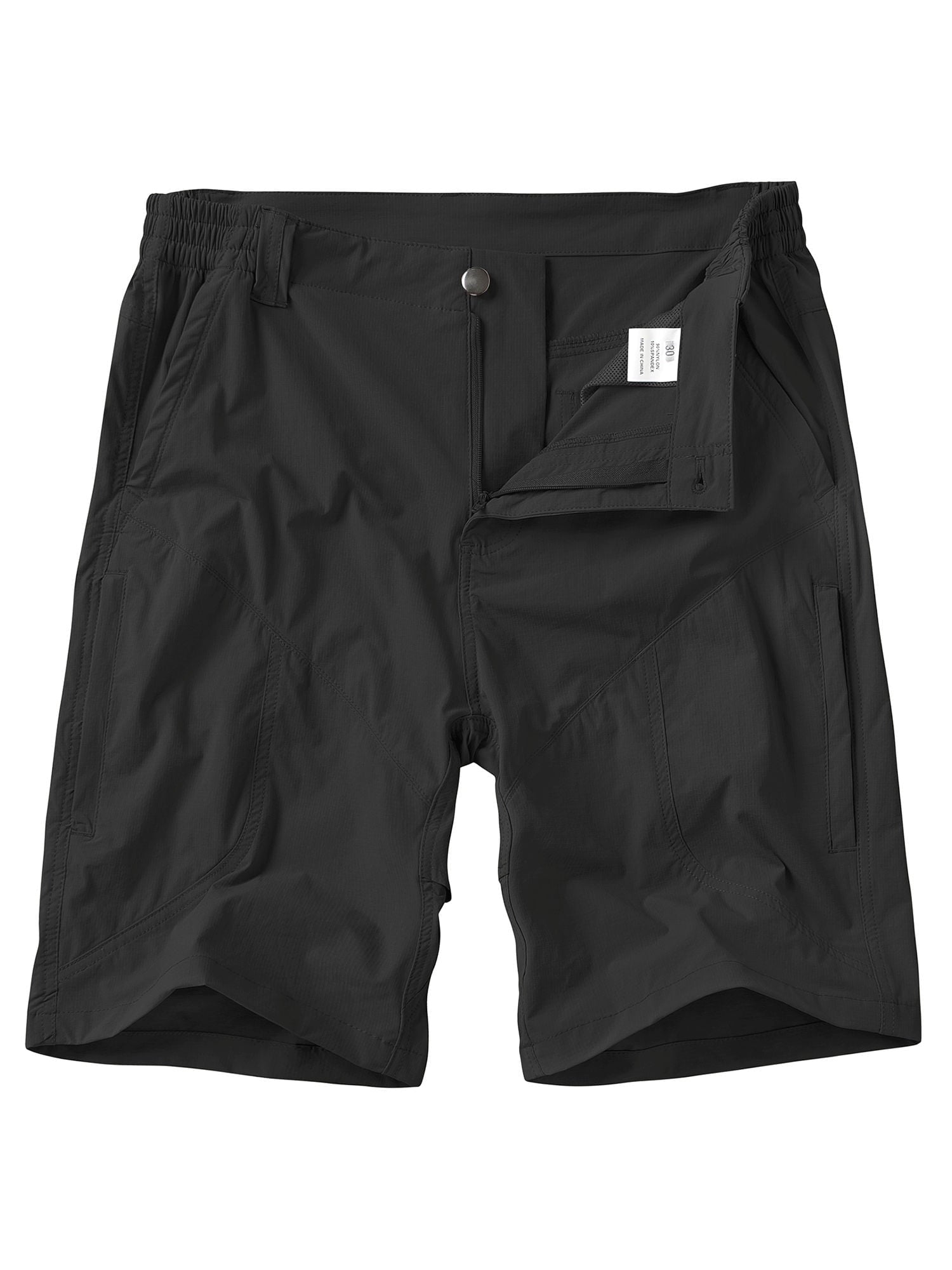 POENTAB Hiking Cargo Shorts for Men Outdoor Lightweight Quick Dry Water Resistant Casual Fishing Work Shorts with Pockets