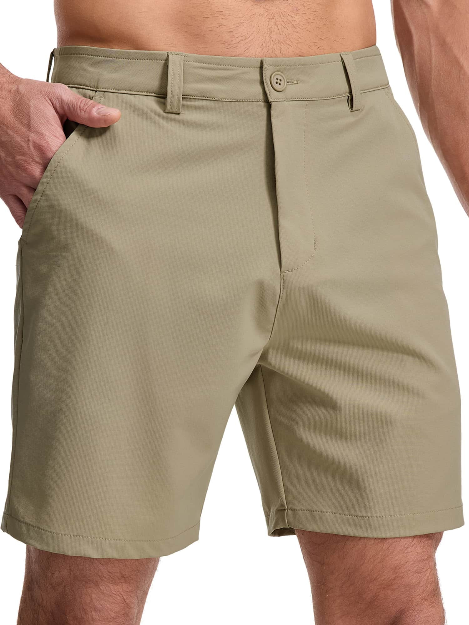 FEN AI Men's Black Cargo Shorts Summer Outdoor Travel Short for Men Multi Pockets Fishing Hiking Shorts